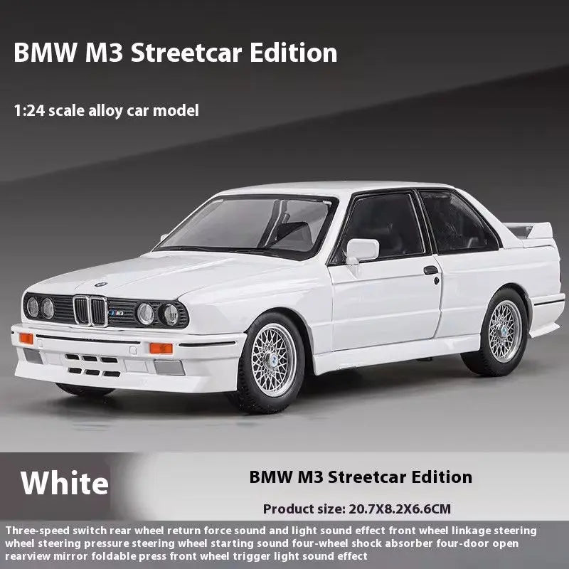 1:24 BMW M3 E30 1988 Model Car