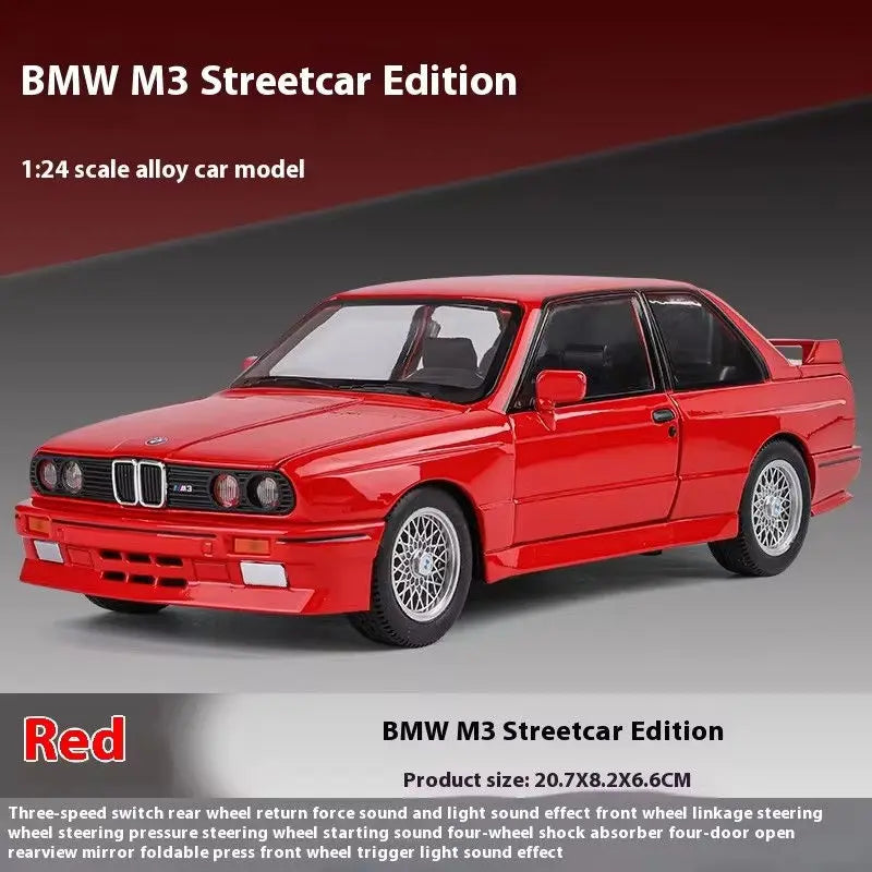 1:24 BMW M3 E30 1988 Model Car