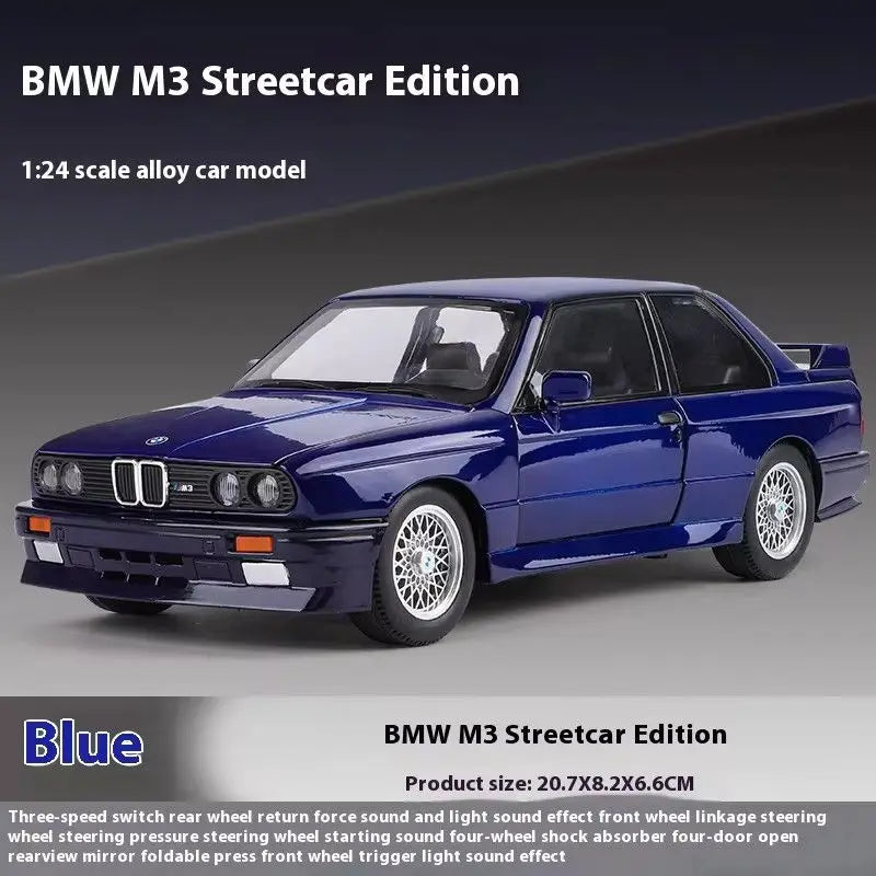 1:24 BMW M3 E30 1988 Model Car