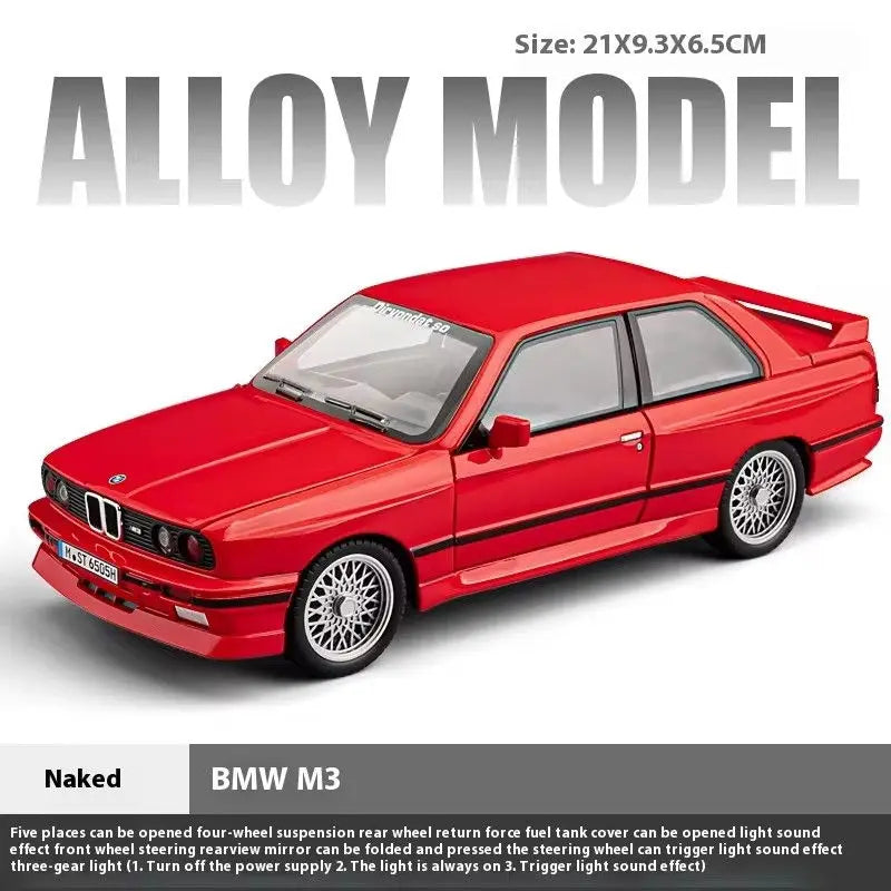 1:24 BMW M3 E30 1988 Model Car